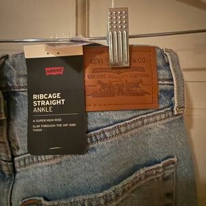 Levi's Ribcage Straight Ankle Denim Jeans 27x27